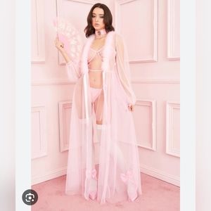 Dolls kill, Sugar thrillz sheer mesh robe